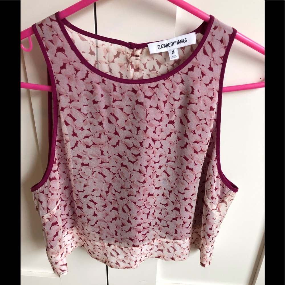 Floral crop top